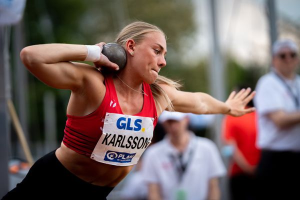 Lovisa Karlsson (SWE) beim Kugelstossen am 07.05.2022 beim Stadtwerke Ratingen Mehrkampf-Meeting 2022 in Ratingen